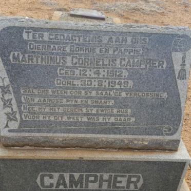 CAMPHER Marthinus Cornelis 1912-1949