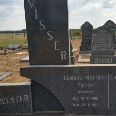 VISSER Hendrik Matthys Pieter 1888-1974 &amp; Elizabeth Johanna Christina STEYN 1893-1979