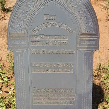 KRIEL Jan Gabriel 1853-1947