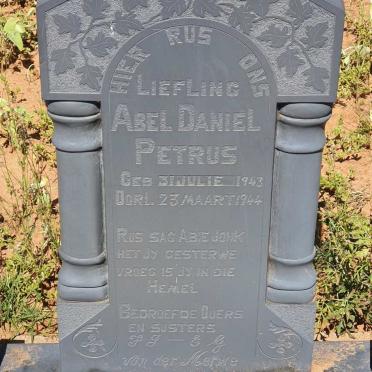 MERWE Abel Daniel Petrus, van der 1943-1944