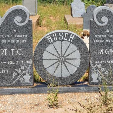 BOSCH Gert T.C. 1887-1971 &amp; Regina F.C. 1893-1956
