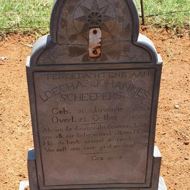 SCHEEPERS Loechas Johannes 190?-1905