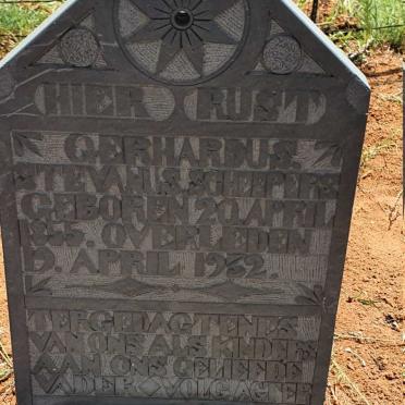 SCHEEPERS Gerhardus Stevanus 1855-1932