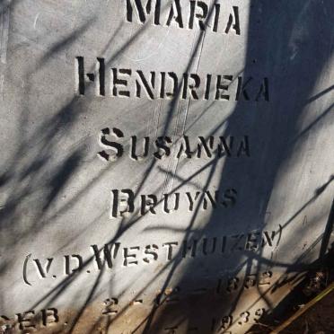 North West, VRYBURG district, Kruisfontein 765, farm cemetery