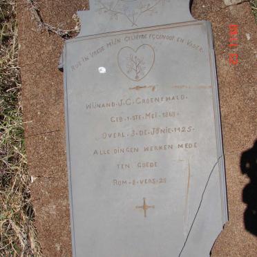 GROENEWALD Wijnand J.C. 1868-1925