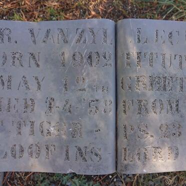 LECHUTI Van Zyl 1902-1958