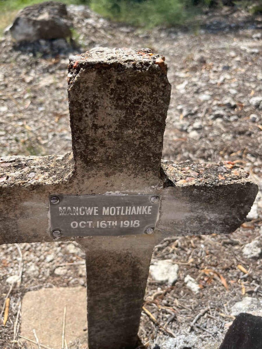 MOTLHANKE Mangwe -1918