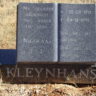 KLEYNHANS Nicolaas L.J. 1911-1991