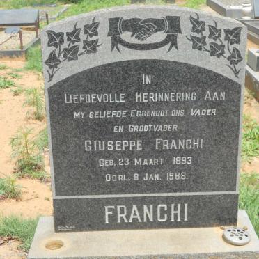 FRANCHI Guiseppe 1893-1968