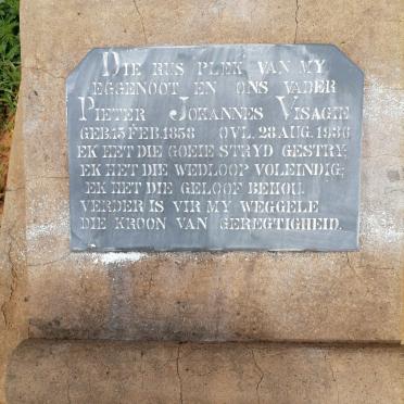 VISAGIE Pieter Johannes 1858-1936