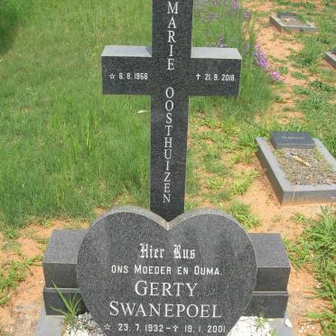 SWANEPOEL Gerty 1932-2001 :: OOSTHUIZEN Marie 1956-2018