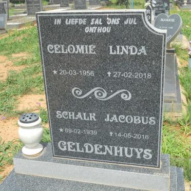 GELDENHUYS Schalk Jacobus 1939-2016 &amp; Celomie Linda 1956-2018