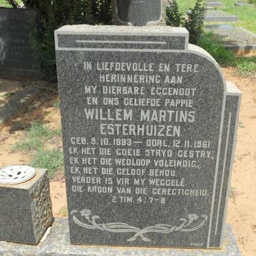 ESTERHUIZEN Willem Martins 1883-1961