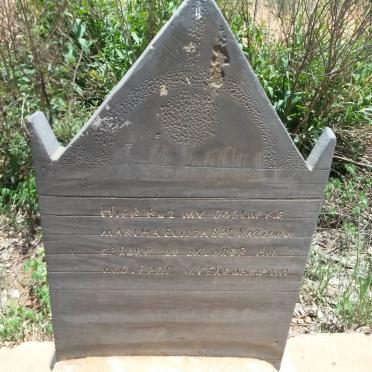 ROSSOUW Martha Eliezabet 1916-1917