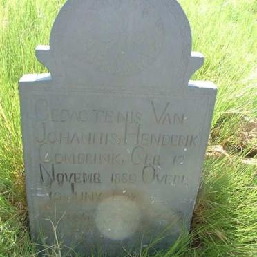 COMBRINK Johannes Henderik 1889-1892