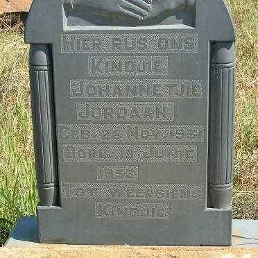 JORDAAN Johannetjie 1931-1932