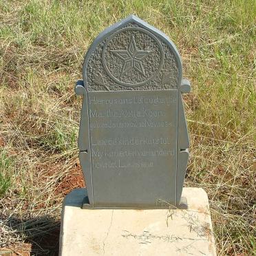 KOEN Martha Aletta 1933-1934