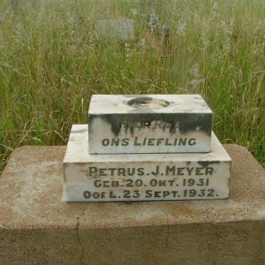 MEYER Petrus J. 1931-1932