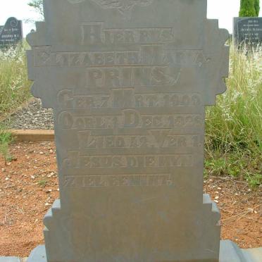 PRINS Elizabeth Maria 1900-1926