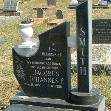 SMITH Jacobus Johannes P. 1922-1980