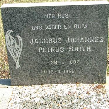 SMITH Jacobus Johannes Petrus 1892-1968