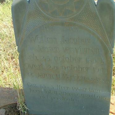 VUUREN Wellem Jacobus, Jansen van  1852-1919