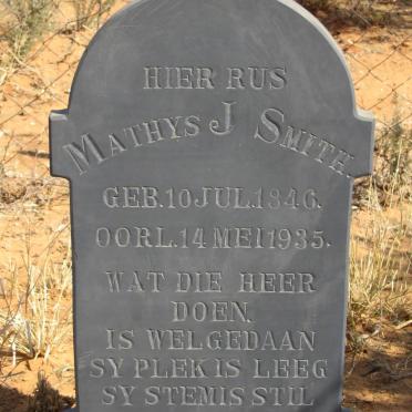 SMITH Mathys J. 1846-1935