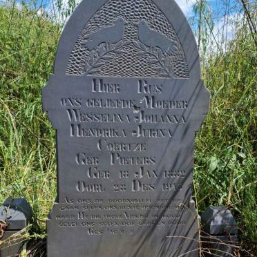 North West, WOLMARANSSTAD district, Rooipoort, farm cemetery