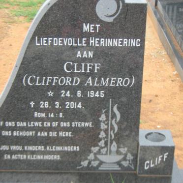 BARNARD Clifford Almero 1945-2014