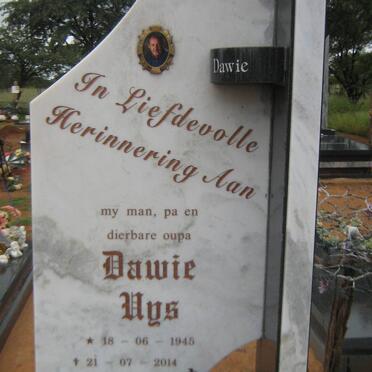 UYS Dawie 1945-2014 &amp; San 1947- :: UYS Werner 1971-1999