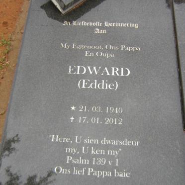 WESTERMANN Edward 1940-2012 &amp; Christina Cornelia 1944-