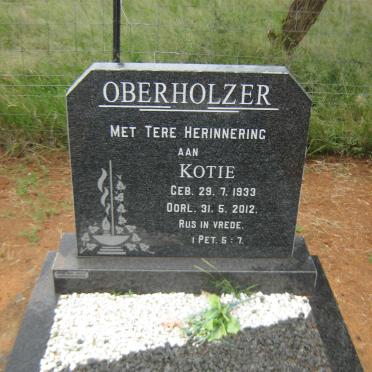 OBERHOLZER Kotie 1933-2012