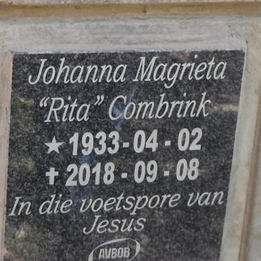 COMBRINK Johanna Magrieta 1933-2018