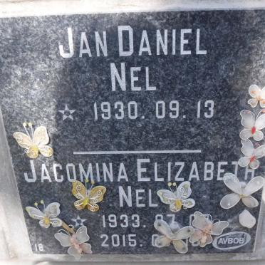 NEL Jan Daniel 1930- &amp; Jacomina Elizabeth 1933-2015