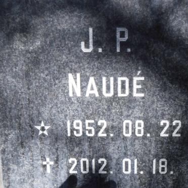 NAUDE J.P. 1952-2012