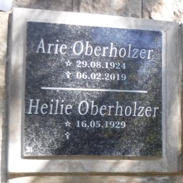 OBERHOLZER Arie 1924-2019 &amp; Heilie 1929-