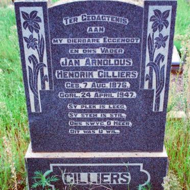 CILLIERS Jan Arnoldus Hendrik 1876-1947