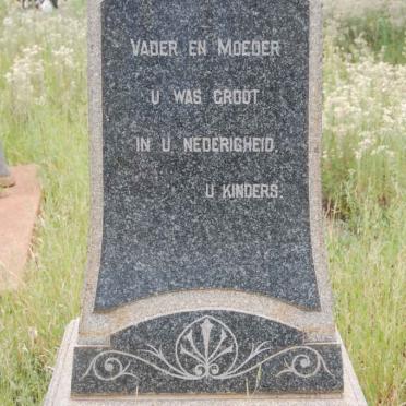 HOFFMAN Jacobus Johannes 1872-1948 - Elizabeth Hendrika Josina GREYLING 1875-1955