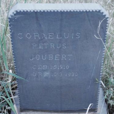 JOUBERT Cornelius Petrus 1910-1930