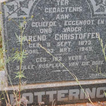 LOTTERING Barend Christoffel 1873-1949