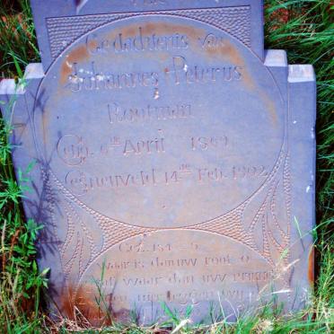 ROOTMAN Johannes Petrus 1869-1902