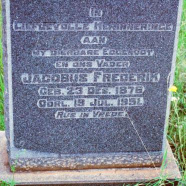 ROETS Jacobus Frederik 1876-1951