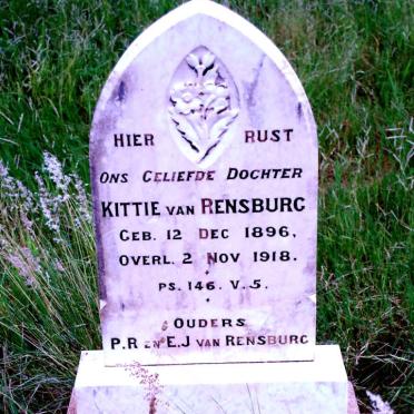 RENSBURG Kittie, van 1896-1918