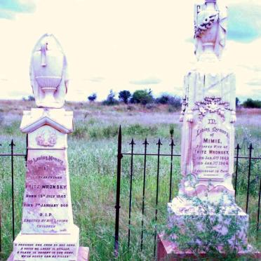 WRONSKY Fritz 1865-1909 &amp; Mimie 1863-1904