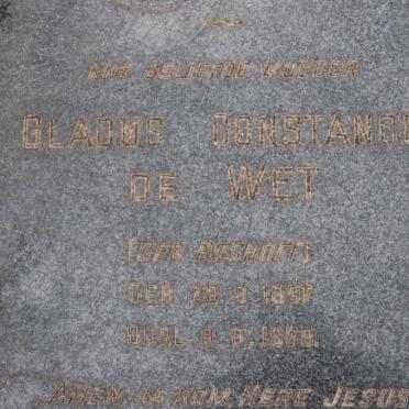 WET Johannes Stegman,de 1896-1959 &amp; Gladus Constance 1897-19?0