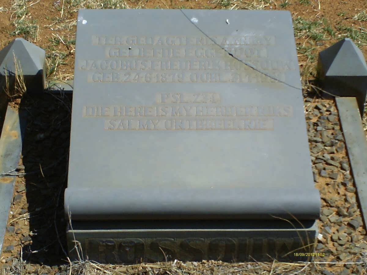 ROSSOUW Jacobus Frederik 1879-19?1