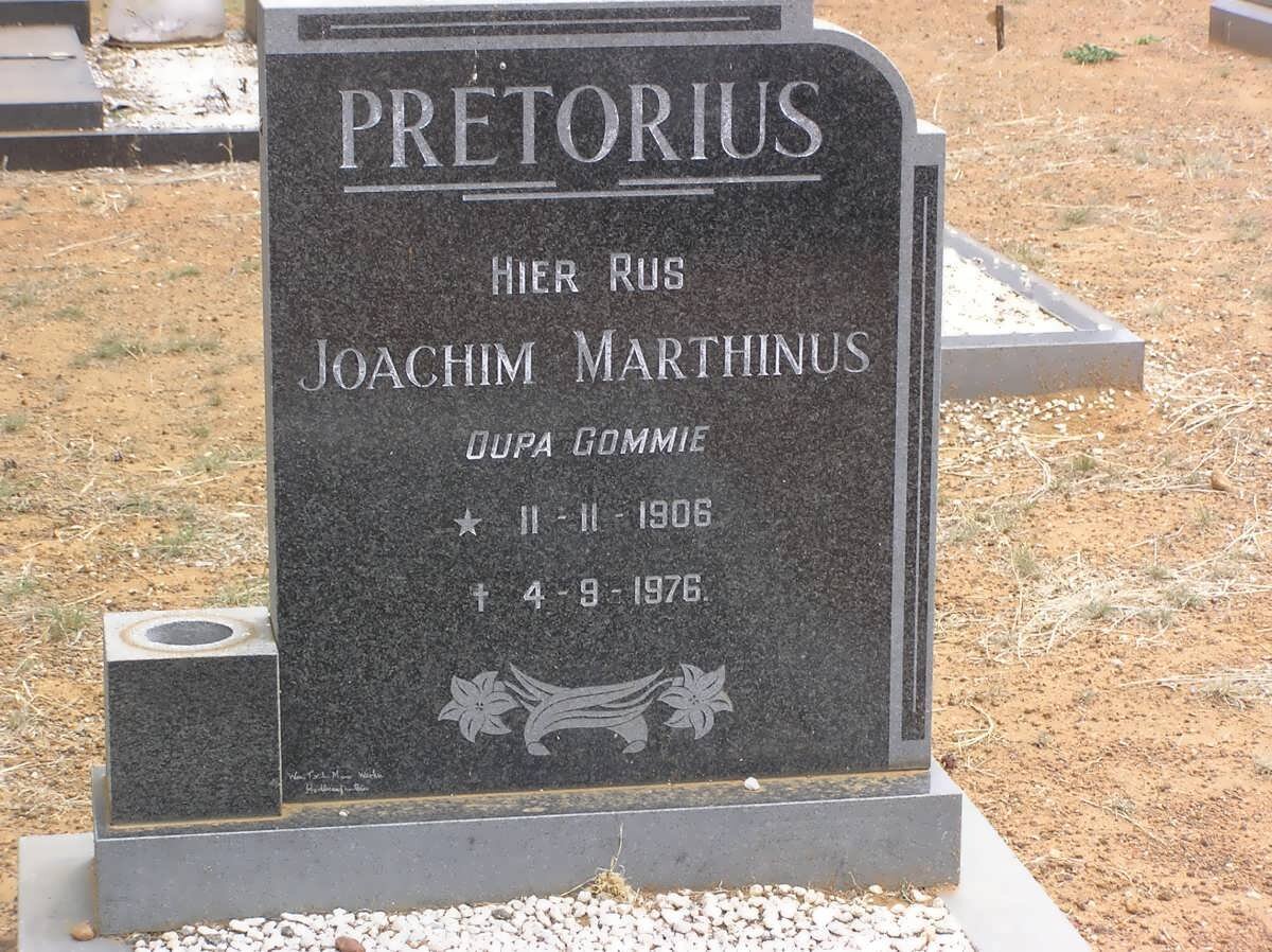 PRETORIUS Joachim Marthinus 1906-1976