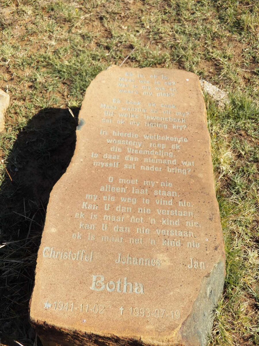 BOTHA Christoffel Johannes Jan 1941-1993