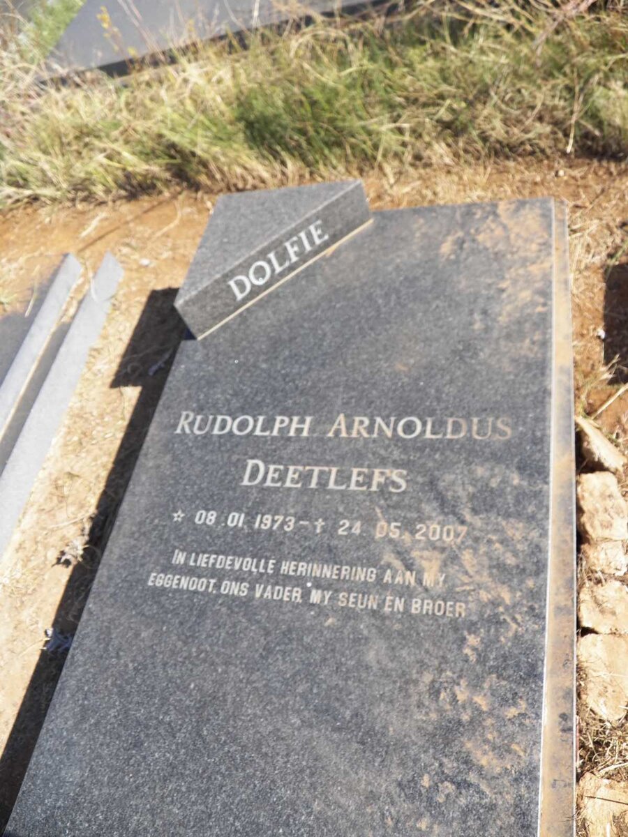 DEETLEFS Rudolph Arnoldus 1973-2007