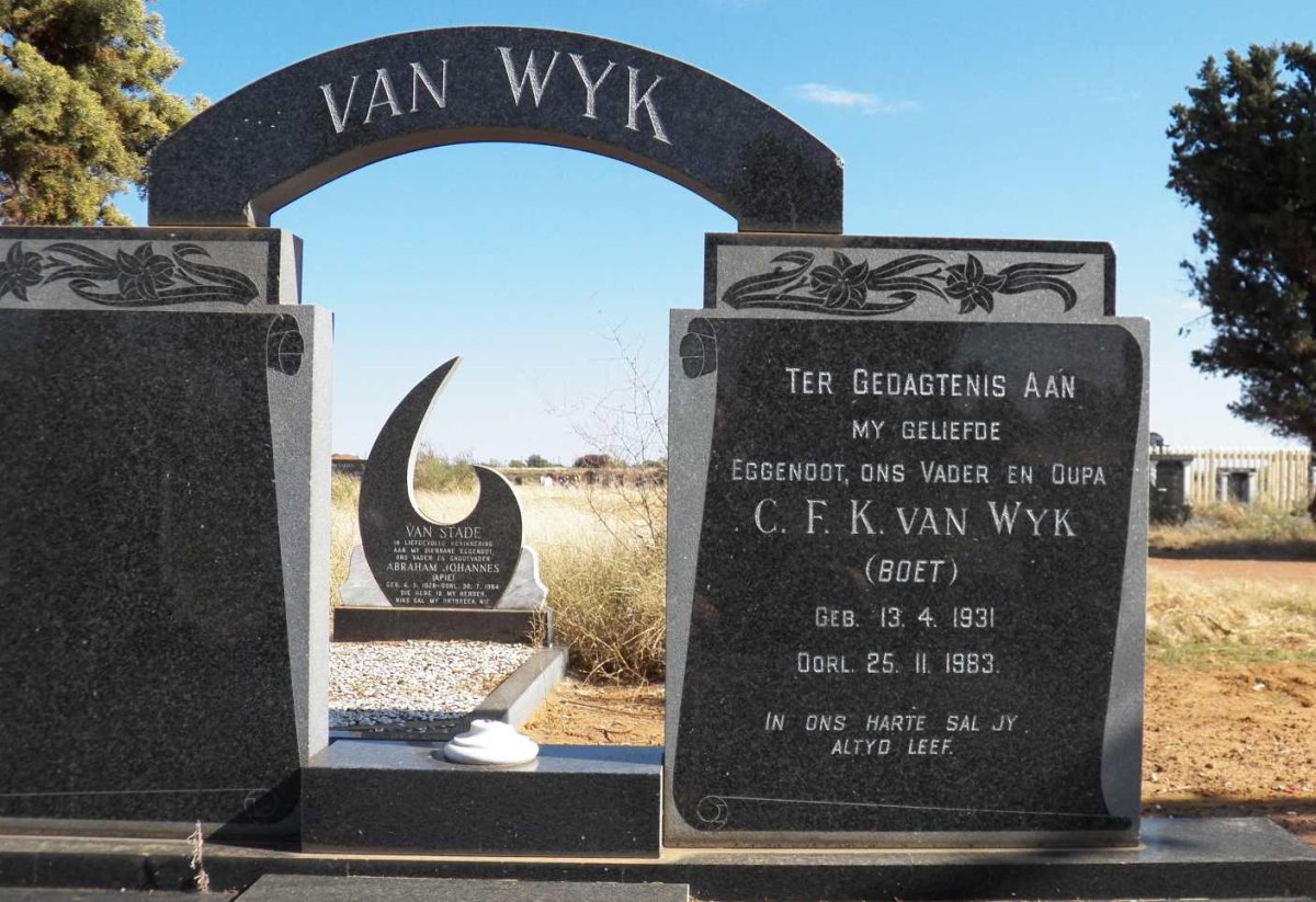 WYK C.F.K., van 1931-1983